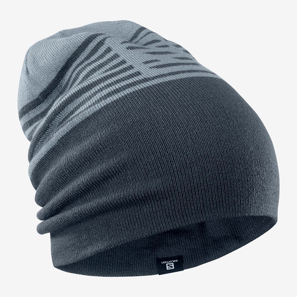 Salomon Israel FLATSPIN REVERSIBLE - Mens Hats - Grey (RNEU-07523)